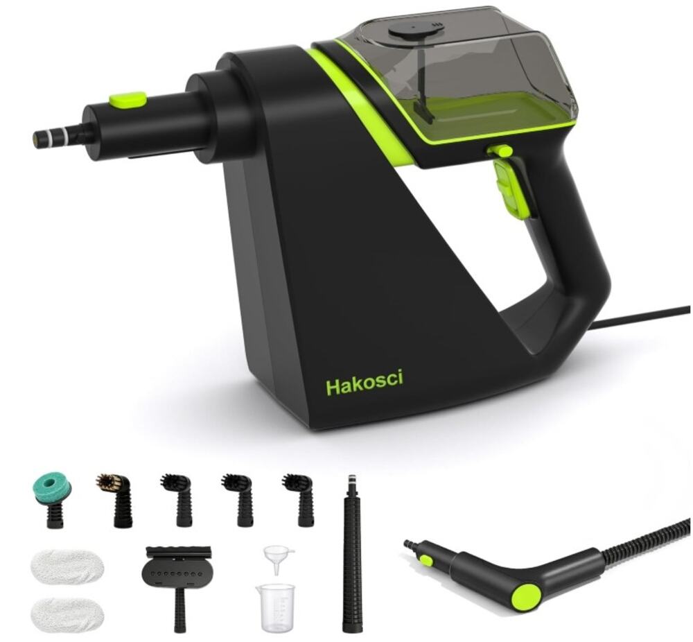 1500W Handheld Steam Cleaner 400ml Tank Fast Heat Portable Open Box